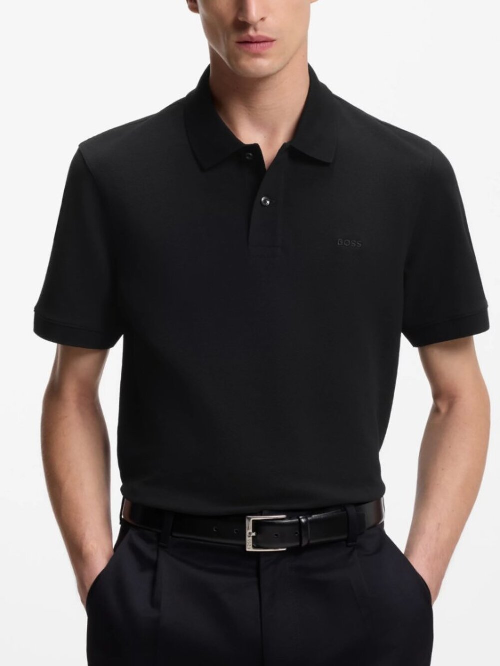 Authentic NWT Hugo Boss “Pallas” Polo Shirt – Men’s Large – Black